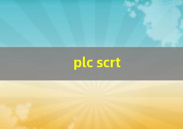 plc scrt